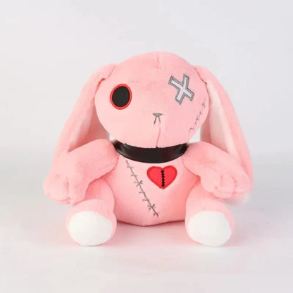 Creepy Goth Bunny Plush