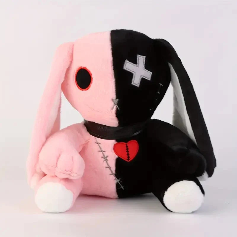 Creepy Goth Bunny Plush