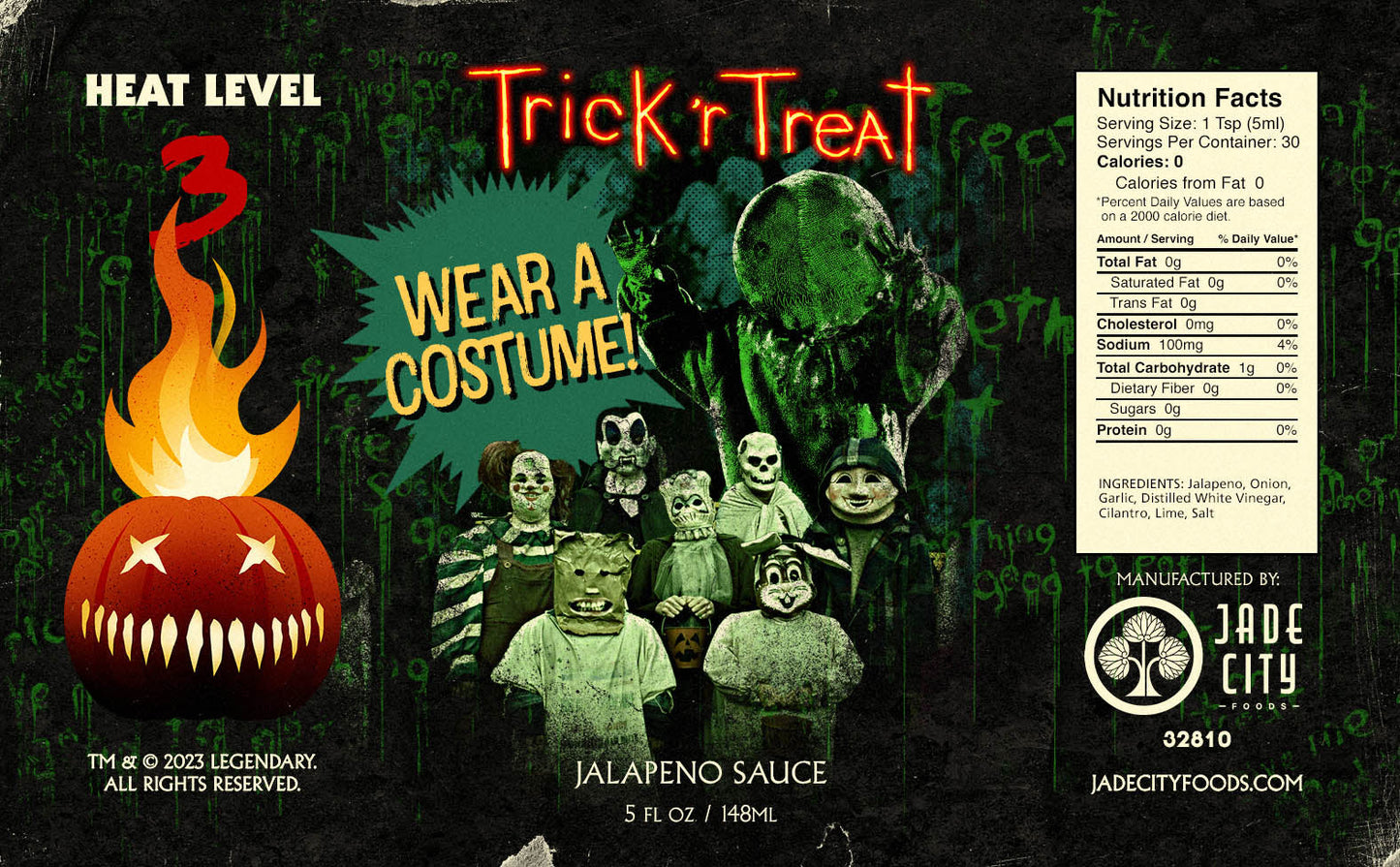 Trick 'r Treat Wear A Costume! : Jalapeno Sauce