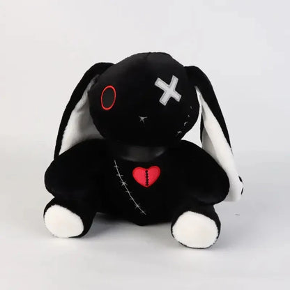 Creepy Goth Bunny Plush