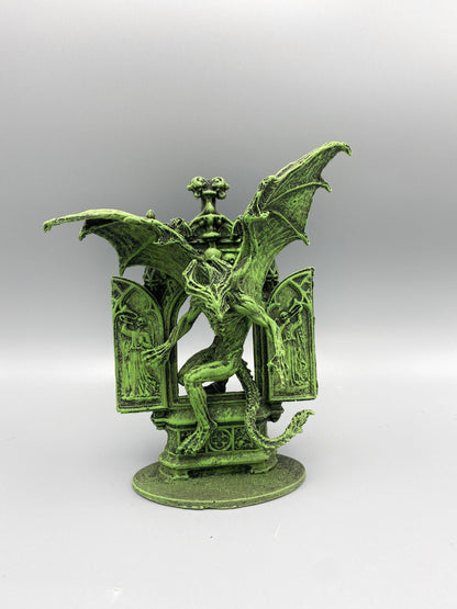 H.P. Lovecraft's Nightgaunt Statue, Hand Painted Sculpture | Cthulhu Mythos Monster Figurine | Lovecraftian Horror Decor and Gamer Gift