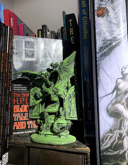 H.P. Lovecraft's Nightgaunt Statue, Hand Painted Sculpture | Cthulhu Mythos Monster Figurine | Lovecraftian Horror Decor and Gamer Gift