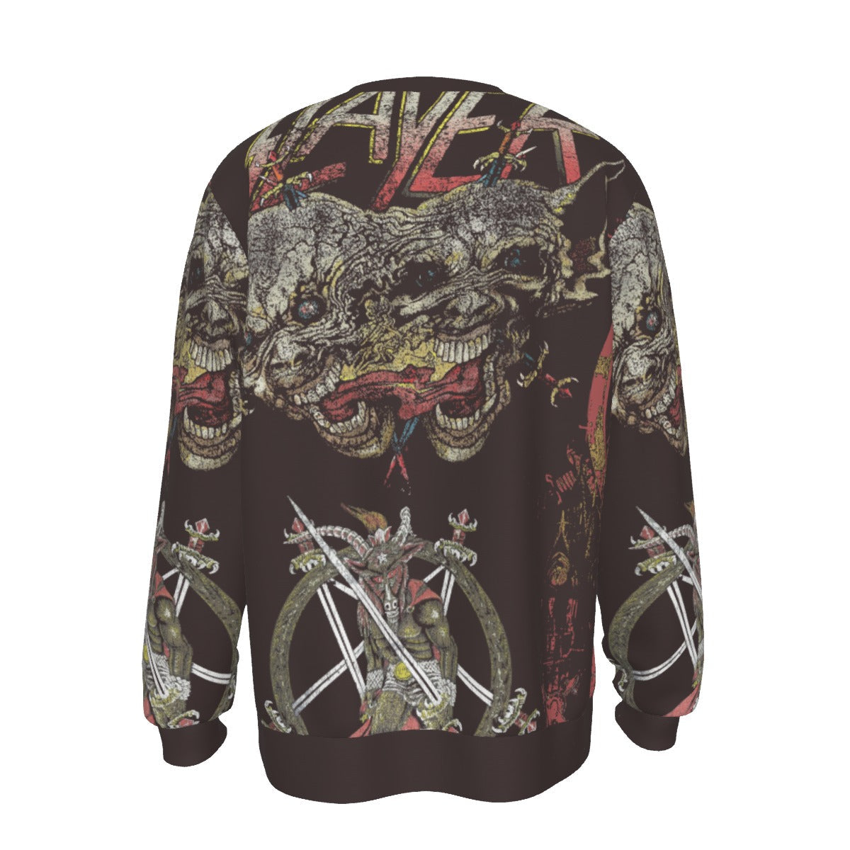 MERCHMOMENT Slayer 666 Ways All Over Print Sweatshirt [Apparel]