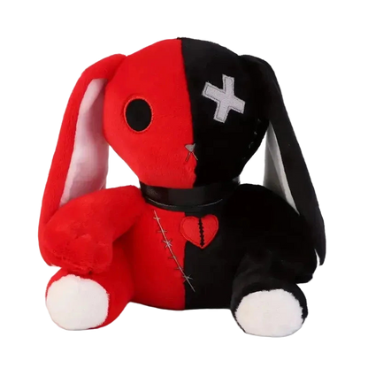 Creepy Goth Bunny Plush